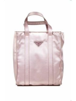 Light Pink Satin Tote Bag