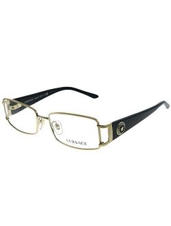 VE 1163M 1252 Pale Gold Metal Rectangle Eyeglasses 52mm