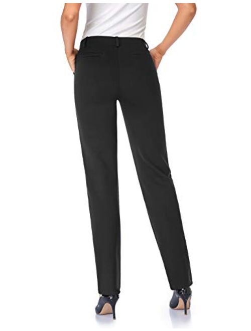 Tapata Womens Stretchy Bootcut Dress Pants with Pockets 30, Navy