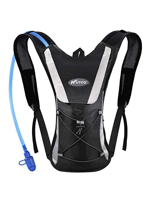KUYOU Hydration Pack with 2L Hydration Bladder Water Rucksack Backpack Bladder Bag Cycling Bicycle Bike/Hiking Climbing Pouch
