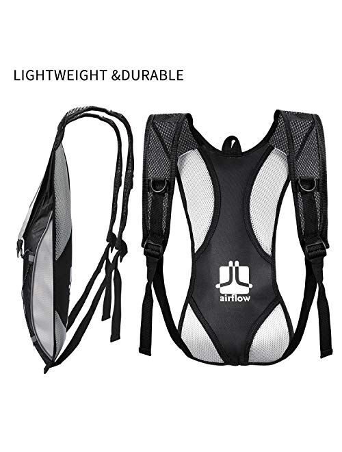 KUYOU Hydration Pack with 2L Hydration Bladder Water Rucksack Backpack Bladder Bag Cycling Bicycle Bike/Hiking Climbing Pouch