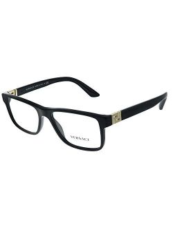 VE 3211 GB1 Black Plastic Rectangle Eyeglasses 55mm