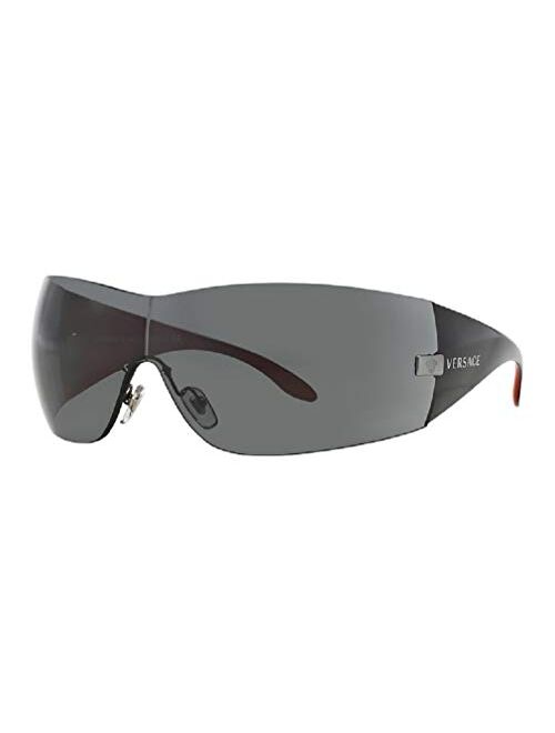 Versace VE2054 Wrap Square Sunglasses For Men For Women+FREE Complimentary Eyewear Care Kit