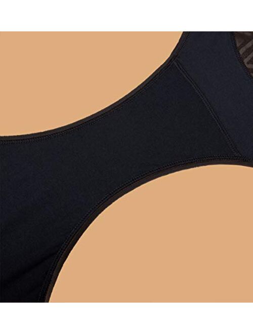 Thinx Hiphugger Period Underwear | Menstrual Underwear | Absorbent Period Underwear for Women | Leak-Resistant Period Panties
