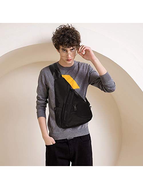 KL928 Sling Bag - Small Crossbody Backpack Shoulder Casual Daypack Multipurpose Rucksack for Men Women Outdoor Cycling Hiking Travel