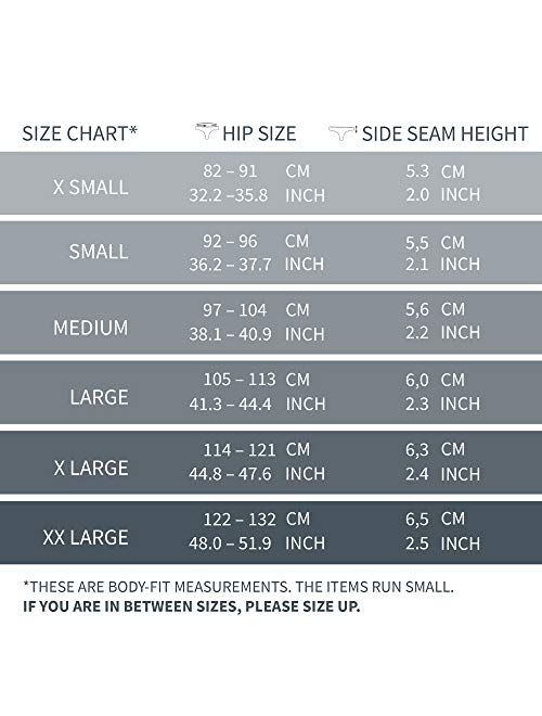 DANISH ENDURANCE No-Show Thong Panties 3-Pack for Women, Low-Rise Laser Cut Underwear for Workout & Everyday Wear, Leggings