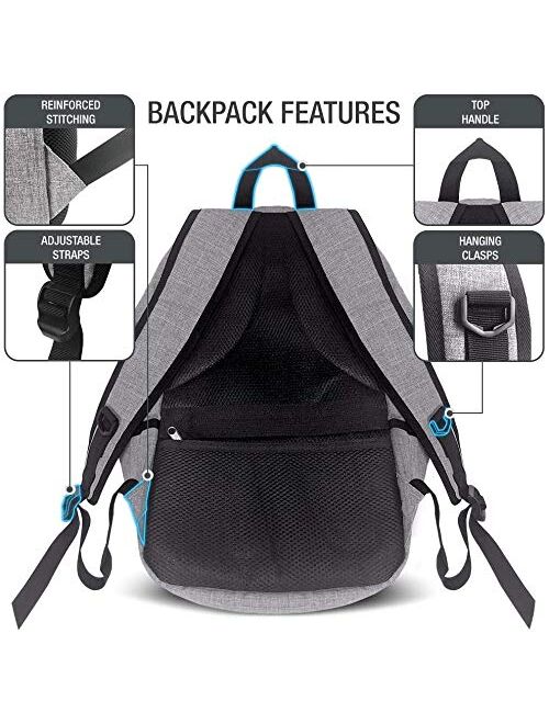 XDesign Travel Laptop Backpack with Anti-theft Lock Up to 16" Notebook