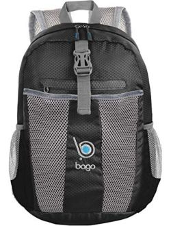 bago 25L Packable Lightweight Backpack - Water Resistant Travel and Hiking Daypack