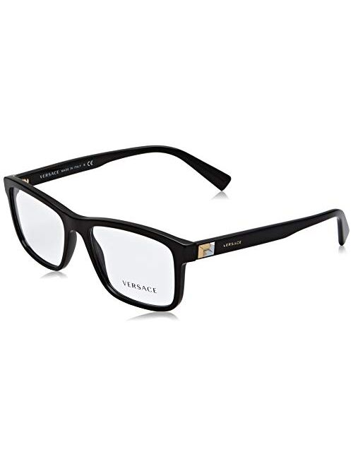 Versace Men's VE3253 Eyeglasses 55mm, Black, 55/17/145