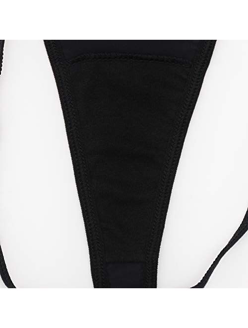 Sunm boutique Women's Low Rise Micro Back G-String Thong Panty UnderwearPack of 6