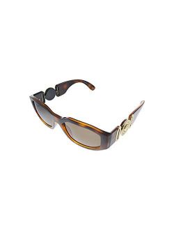 VE 4361 521773 Havana Plastic Geometric Sunglasses Brown Lens