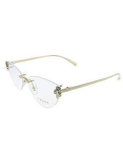 VE1254B Eyeglass Frames 1252-54 - Pale Gold VE1254B-1252-54