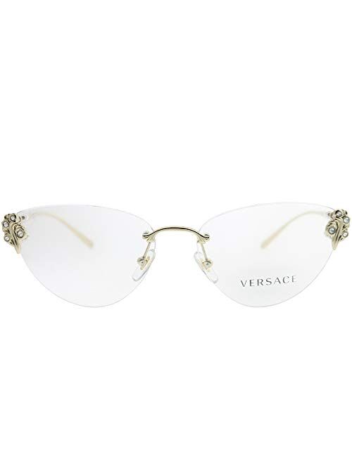 Versace VE1254B Eyeglass Frames 1252-54 - Pale Gold VE1254B-1252-54