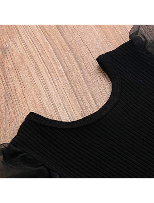 citgeett Toddler Baby Girls Denim Outfits Off Shoulder Tube Top+Ripped Jeans Pants Set Kids Summer Clothes