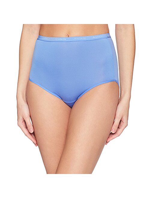 Amazon Brand - Arabella Women's Microfiber Brief Panty, 3 Pack