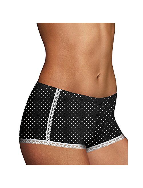 Maidenform Women's Classics Cotton Boyshort