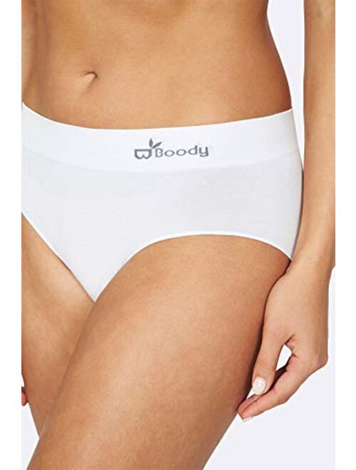 Boody Body EcoWear Women's Midi Brief - Bamboo Viscose - Classic Mid Rise Underwear