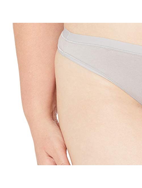 Amazon Essentials Women's Plus-Size 6-Pack Cotton Stretch Thong Underwear
