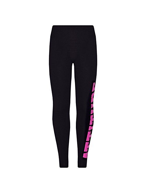 Girls Top Kids Attitude Print Trendy Top & Fashion Legging Set Age 7-13 Years