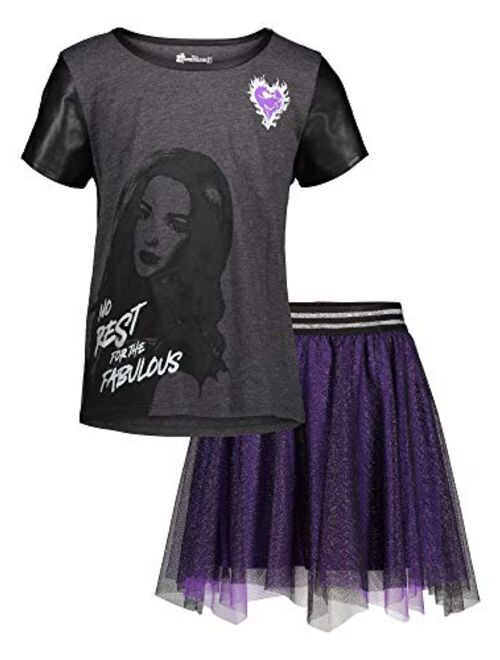 Disney Descendants Girls T-Shirt and Skirt Set
