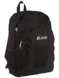Everest Luggage Backpack with Front and Side Pockets