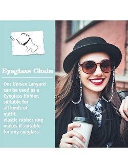 Eyeglass Chain Strap Holder Cord Fashion Eyewear Retainer Crimmy Reading Eyeglass Necklace