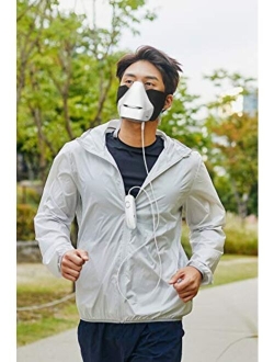 AirproM Wearable air Purifier mask, H13 Grade HEPA Filter, Multi-use, air mask, Comfortable mask, Summer mask, Made in Korea