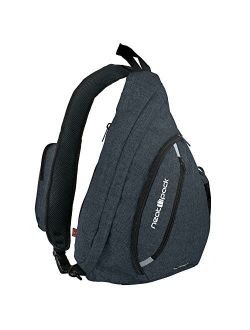 Versatile Canvas Sling Bag/Travel Backpack | Wear Over Shoulder or Crossbody