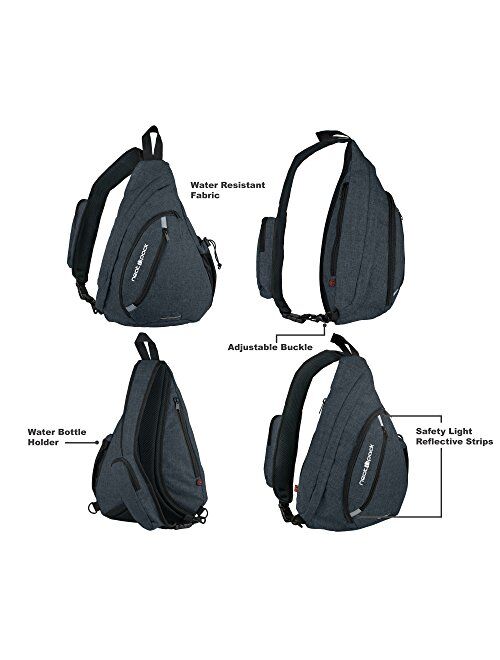 Versatile Canvas Sling Bag/Travel Backpack | Wear Over Shoulder or Crossbody