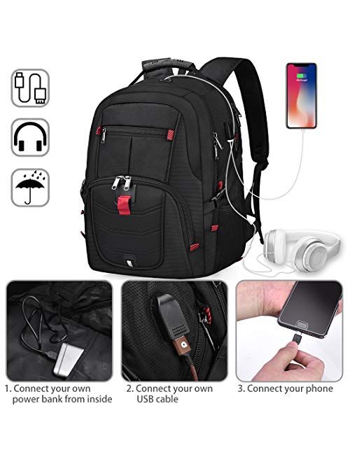 College School Business Anti Theft Travel Laptop Backpacks for with USB Charging
