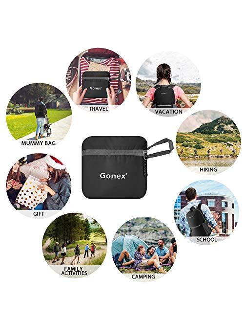 Gonex Ultralight Handy Travel Backpack Packable Daypack 20L