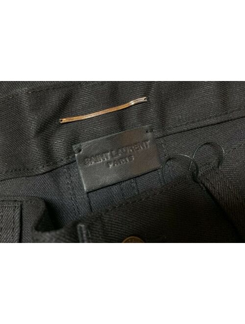 Yves Saint Laurent $750 Saint Laurent Black Jeans Size 33 Made in Japan