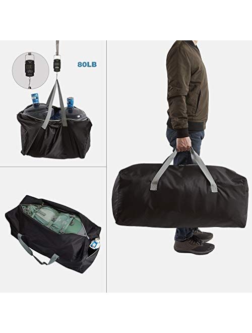 Foldable Duffel Bag 30" / 75L Lightweight with Water Resistant for Travel