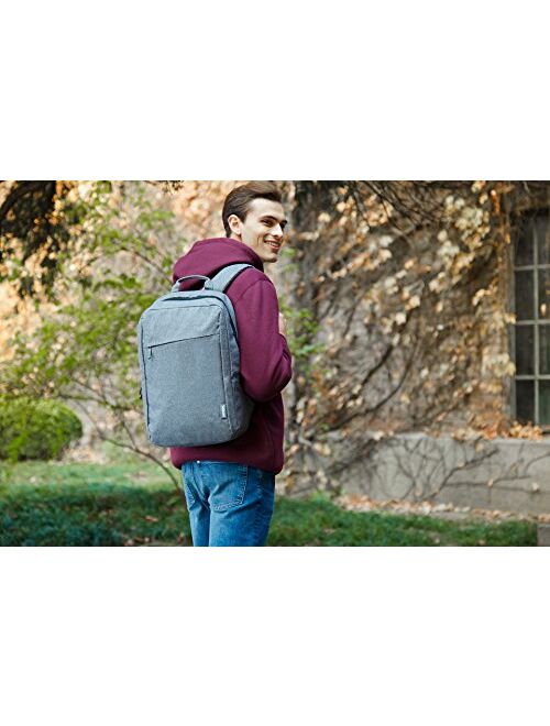 Lenovo Laptop Backpack B210, fits for 15.6-Inch laptop and tablet, sleek for travel, durable, water-repellent fabric, clean design, business casual or college, for men wo