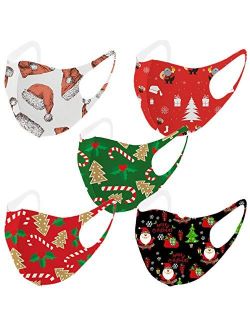 Face Covers with Elastic Ear Loop Cover Full Face Anti-Dust,Unisex, Washable and Reusable