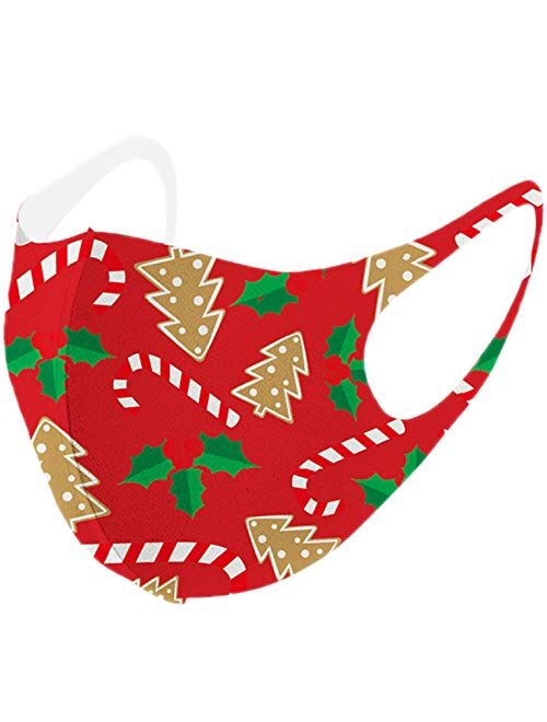 Face Covers with Elastic Ear Loop Cover Full Face Anti-Dust,Unisex, Washable and Reusable