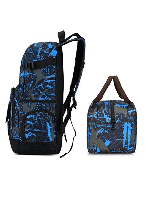 Rickyh style School Backpack,Rickyh style Travel Bag for Men & Women, Lightweight College Back Pack with Laptop Compartmen