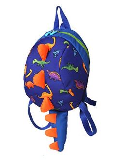 Toddler kids Dinosaur Backpack Book Bags with Safety Leash for Boys Girls