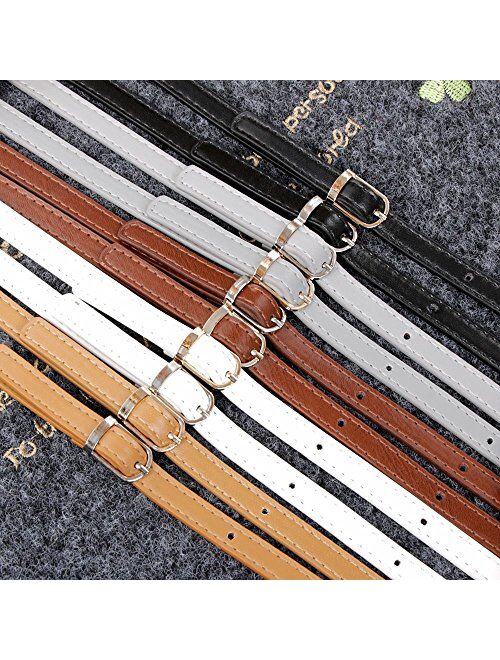 maxgoods Leather Adjustable Shoulder Bag Strap,Leather Purse Strap Replacement for Crossbody Bag Handbag Wallet Straps