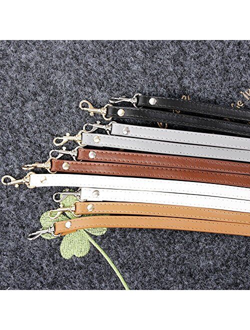 maxgoods Leather Adjustable Shoulder Bag Strap,Leather Purse Strap Replacement for Crossbody Bag Handbag Wallet Straps