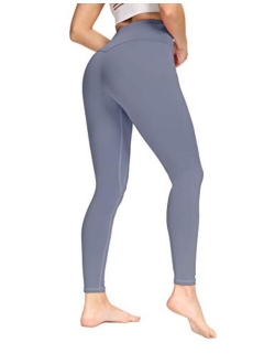 IOJBKI High Waisted Yoga Pants Tummy Control Workout Running Leggings with Pockets for Women