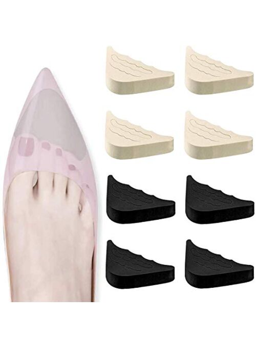 Adjustable Toe Filler Inserts for Forefoot Sponge,Toe Plug Shoe Inserts, Foot Cushion Shoe Filler Inserts,Half Cushion Inserts Shoe Filler for Flats Sneakers Unisex 4 Pac