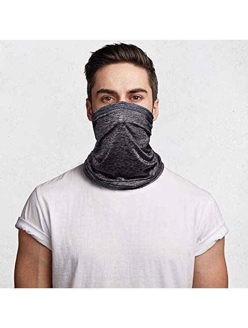 Neck Gaiter Face Mask Reusable, Cloth Face Masks Washable Bandana Face Mask, Sun Dust Protection Cover Balaclava Scarf Shield