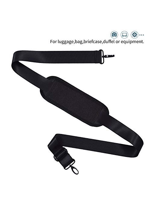 Buy Universal Shoulder Strap Replacement Luggage Duffle Bag Strap  Detachable Soft Padded Adjustable Belt Metal Swivel Hooks Compatible Duffel  Briefcase Computer Bags Laptop C online