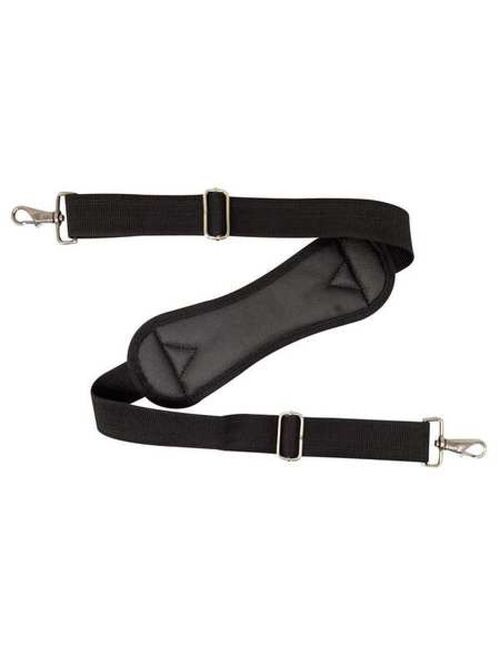 WESTWARD 5MZL5 Adjustable, Padded Tool Bag Shoulder Strap, Black