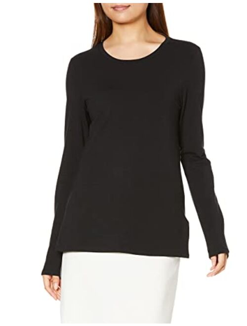 Amazon Essentials Women's Classic-Fit Long-Sleeve Crewneck T-Shirt