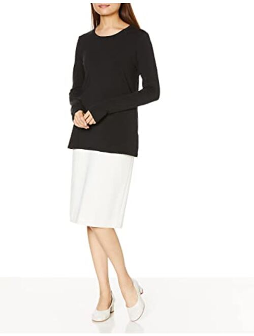 Amazon Essentials Women's Classic-Fit Long-Sleeve Crewneck T-Shirt