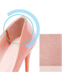 Povihome Moleskin Blister Pads, Heel Cushion, Heel Blister Prevention to Protect Skin from Rubbing Shoes
