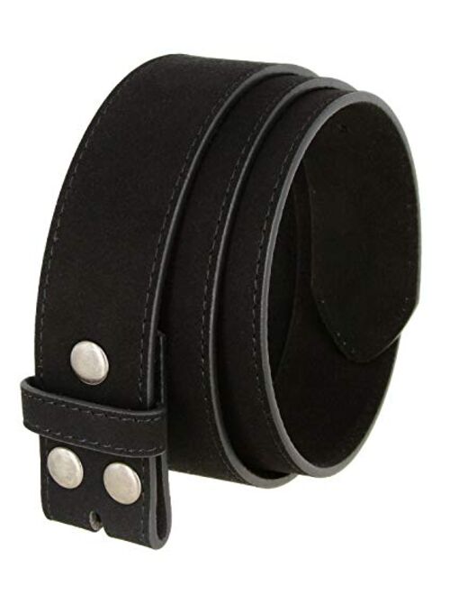 Casual Suede Leather Belt Strap for Women 1 1/2" Wide