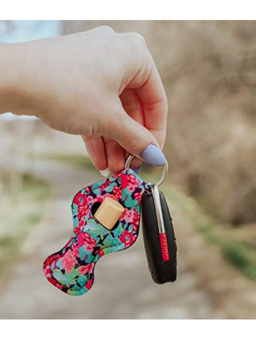Chapstick Holder Keychain, New Cute Design Neoprene Lip Balm Keychain Holder